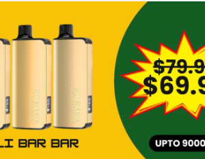 ALIBARBAR INGOT GRAPEFRUIT GUAVA LEMON ICE – 9000 PUFFS